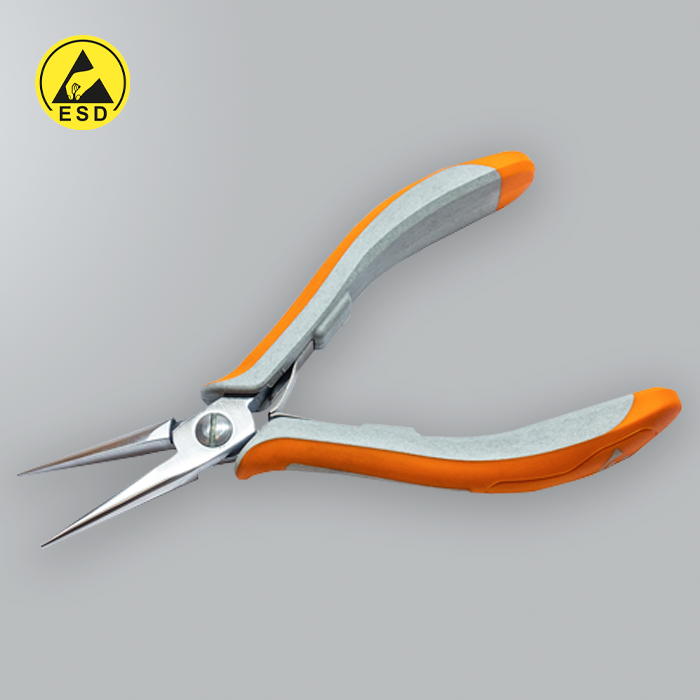 ESD - Serrated Long Snipe Nose Pliers (G-HT-P6S) ESD - Serrated Long Snipe Nose Pliers (G-HT-P6S)
